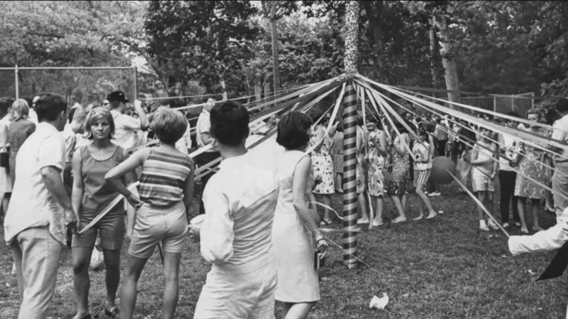 Eeyore's Birthday is held annual at Pease District Park in Austin. The celebration honoring a cartoon donkey started back in the 1960s and is still going strong.